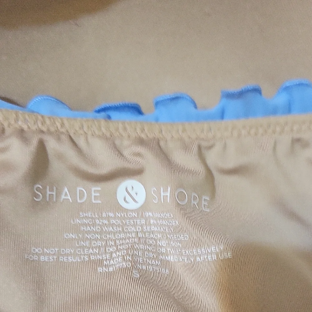 Blue Ruffled Bikini Set - Picture 6 of 6